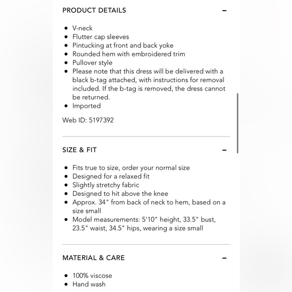 Poupette St Barth Sasha Pleated Mini Dress - Picture 8 of 8